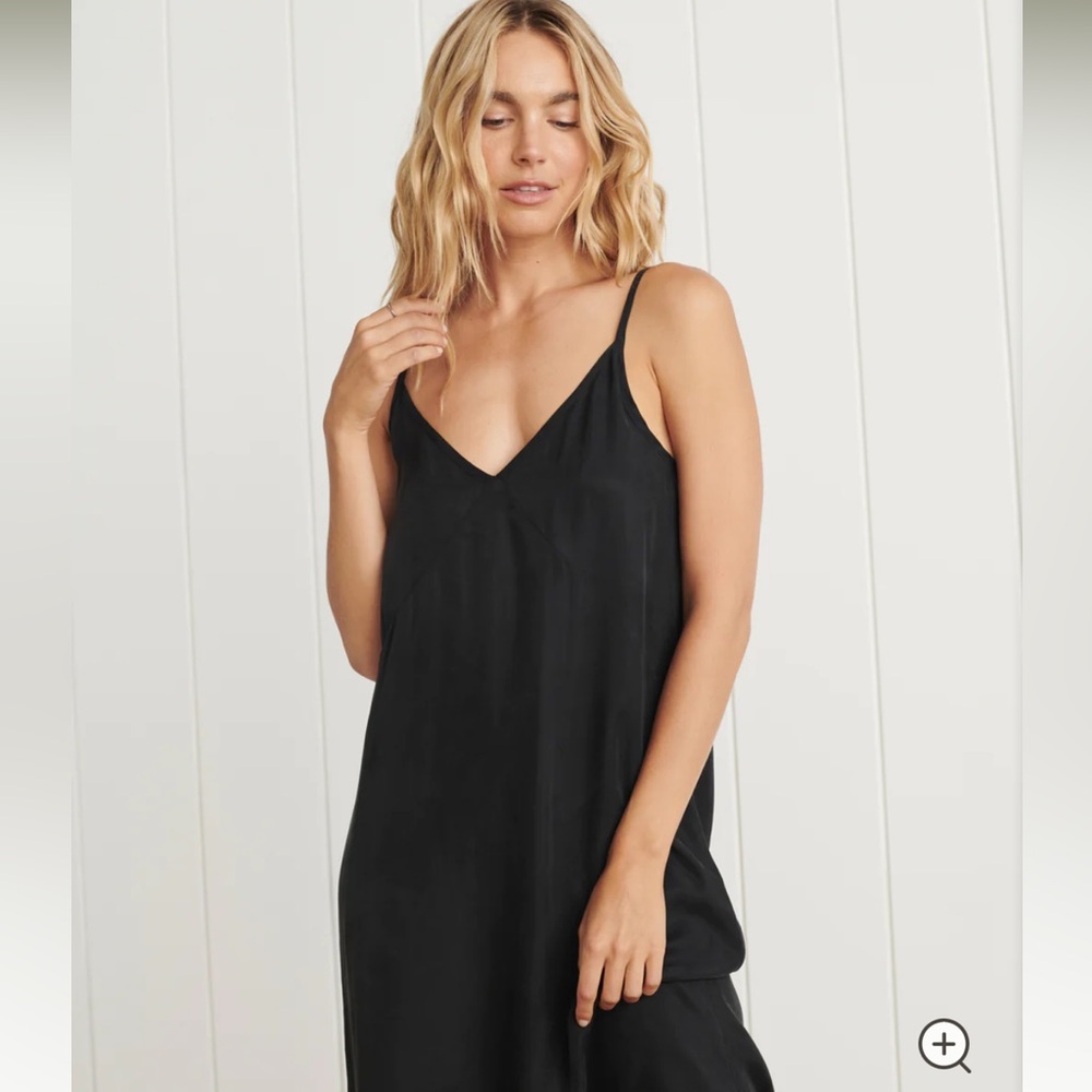 New with tags Jenni Kayne Rio slip dress in black.